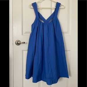 Maeve by Anthropologie royal blue summer dress with pockets size small NWOT